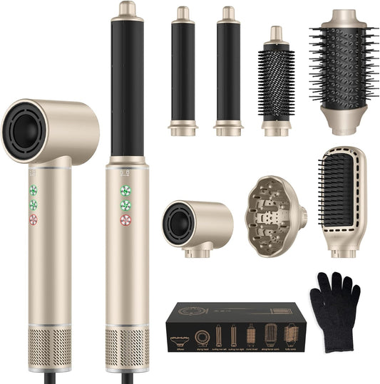 Air Styler 7-in-1 – Hair Styler – Airbrush Haarstyler – Föhnborstel – Warmluchtborstel – 110.000 Omw/Min Borstelloze Motor – Coanda-Technologie