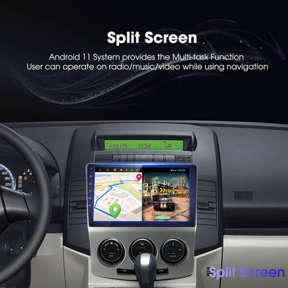 EZoneTronics Carplay Android Auto Radio Stereo voor Mazda 5 2005-2010 met 9 inch Touchscreen High Definition GPS Navigatie Bluetooth USB Wifi Spiegel Link SWC speler 32G ROM