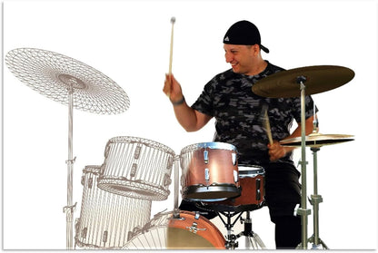Digitale Air Percussion Set – Elektronische Drumset – E-Drums – Digitale Drums – Luchtdrum – Inclusief Camera – Speel In De Lucht