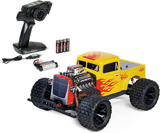 Carson 500404313 1:10 Rodstar 2.4GHz 100% RTR - Op afstand bestuurbare auto, off-road truggy, incl. batterijen en afstandsbediening, bedrukte carrosserie