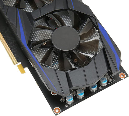 550Ti 6GB Gaming Grafische Kaart, 192BIT GDDR5 PC Videokaart met Dual Fans, HDMI VGA DVI Interface voor Desktop Computer Gaming GPU (GTX550Ti 6GB)