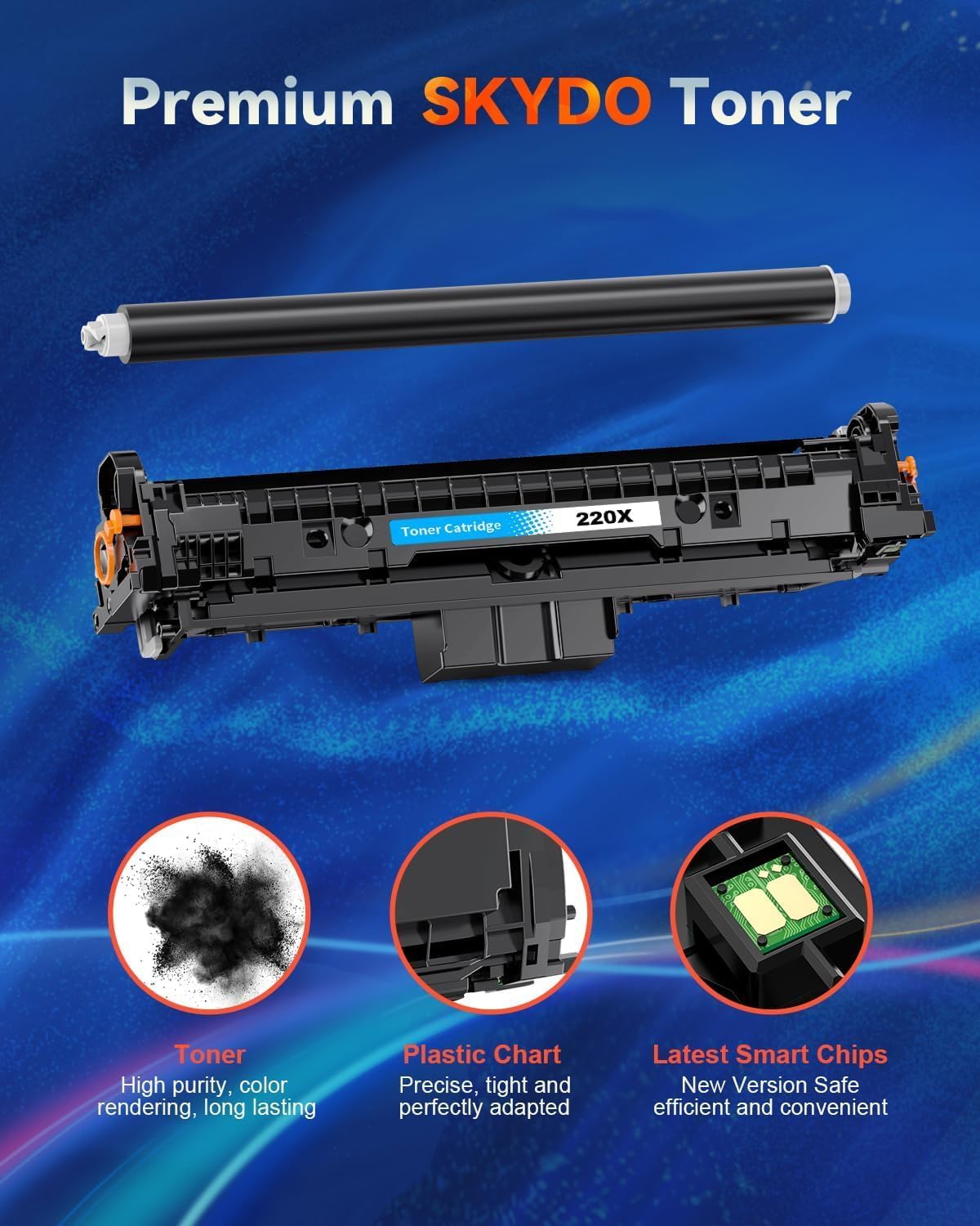 Compatibele Tonerset 220X – Toner Cartridge – Vervanging Toner – Toner Voor Printer – Laserjet Toner – Hoge Capaciteit 7500 Pagina’s – Levende Kleurkwaliteit