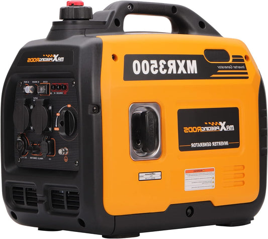 Draagbare Inverter Stroomgenerator – Noodstroomaggregaat – Benzinegenerator – Generator Camping – Mobiele Stroomvoorziening – 3300W Krachtig Vermogen – Extra Stil met USB & 230V Stopcontacten - QUORE