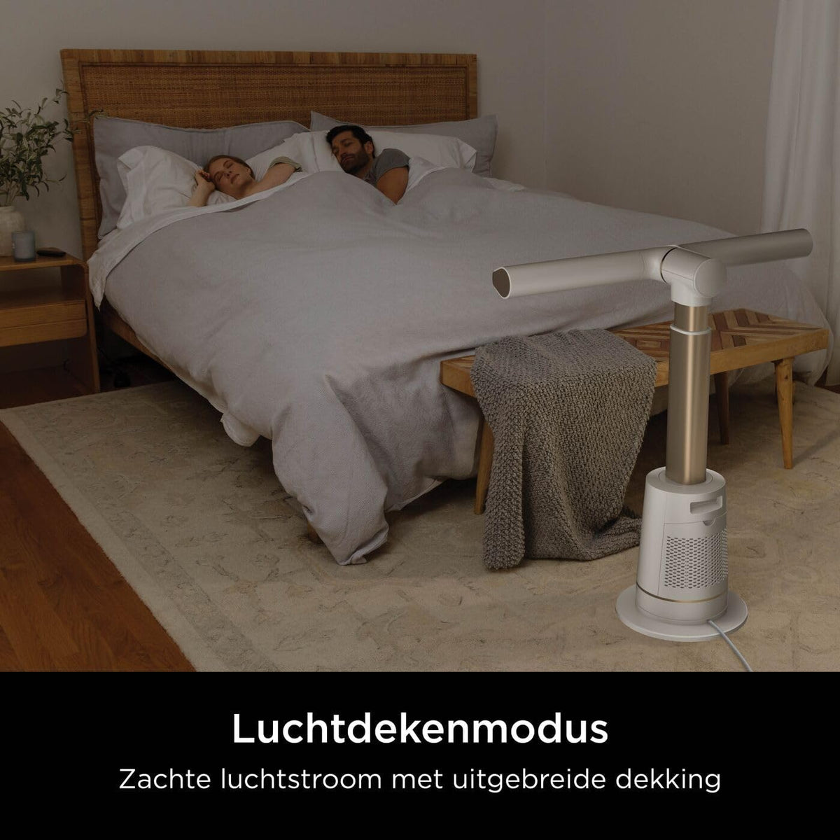 Bladloze Torenventilator Duifgrijs – Torenventilator, Ventilator, Bladloze Ventilator, Koelventilator – Tot 20 Meter Luchtbereik – 10 Snelheden, 180° Oscillatie