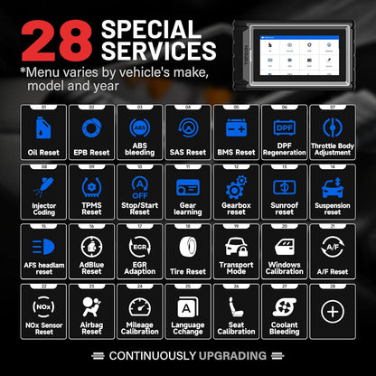 Topdon Diagnostic Tool ArtiDiag800BT OBD2 Scanner All Systems Scan Tool