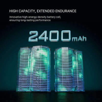 TILTA NP-FZ100 Batterijset en oplader, 4 batterijen van 2400 mAh en snellader USB-C PD 45 W met vier kanalen, compatibel met Sony ZV-E1-, A7 IV-, A7RIII-, FX3- en FX30-batterijen TBC-FZ100-B-GN