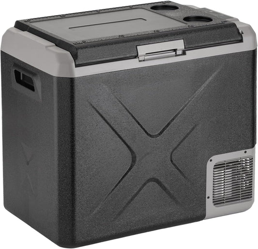 Draagbare Koel- En Vriescombinatie – Mobiele Koelkast – Camping Koelbox – Auto Koelbox – Mini Vriezer – 50 Liter Inhoud – Instelbare Temperatuur -20°C tot +20°C