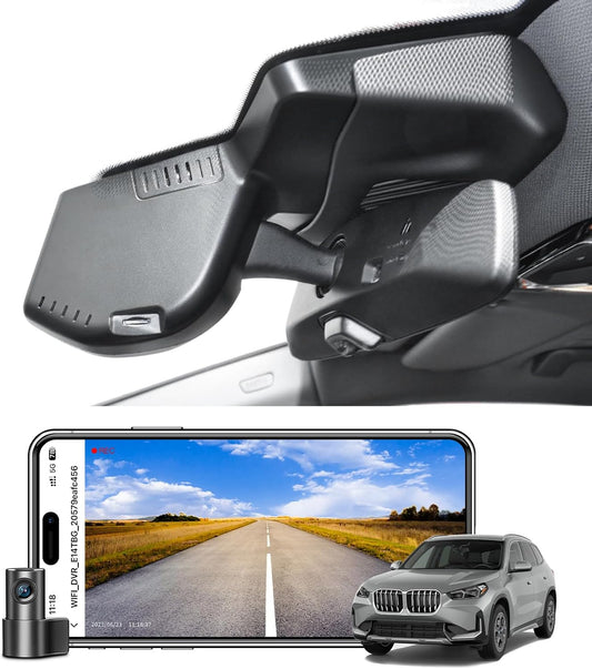 Dashcam – Autocamera – Rijdcamera – Voor- en achterdashcam – Dubbele dashcam – OEM-look geïntegreerde pasvorm – 4K voorcamera en 1080p achtercamera