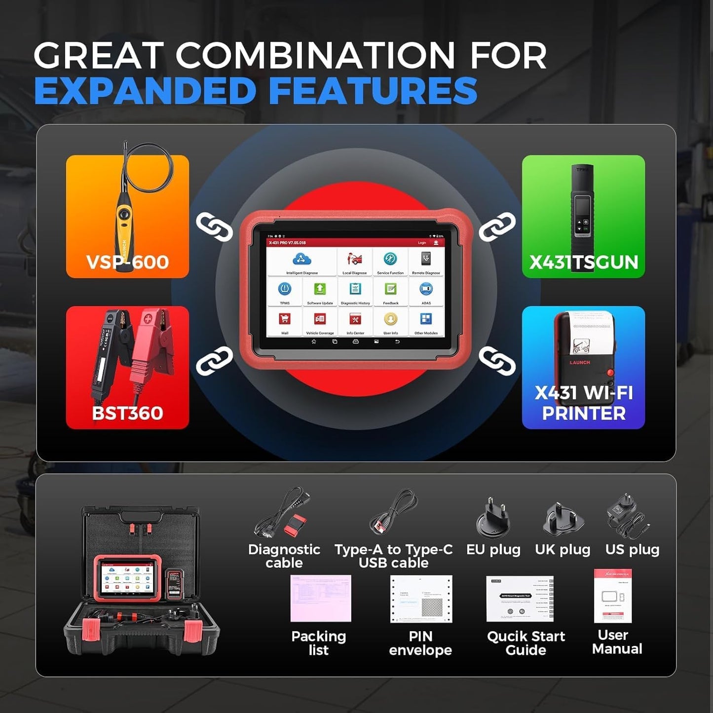 LAUNCH Start X431 PROS V1.0 OBD2 Diagnostisch apparaat met 31+ speciale functies, bidirectionele controle, ECU -codering, immobiele service, aanpassing, toetsenprogrammering