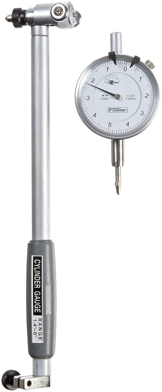 Fowler Volledige Garantie Extender Dial Bore Gage Kit, 52-646-500-0, 1.4-6 Meetbereik, 0.0001 Graduation Interval door Fowler