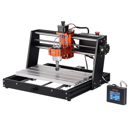 VEVOR CNC-graveermachine, 120 W, freesmachine voor houtsnij- en graveermachine, met GRBL-bediening, 3 assen, werkbereik 300 x 200 x 72 mm, voor hout, acryl, MDF, pvc, schuimkunststof
