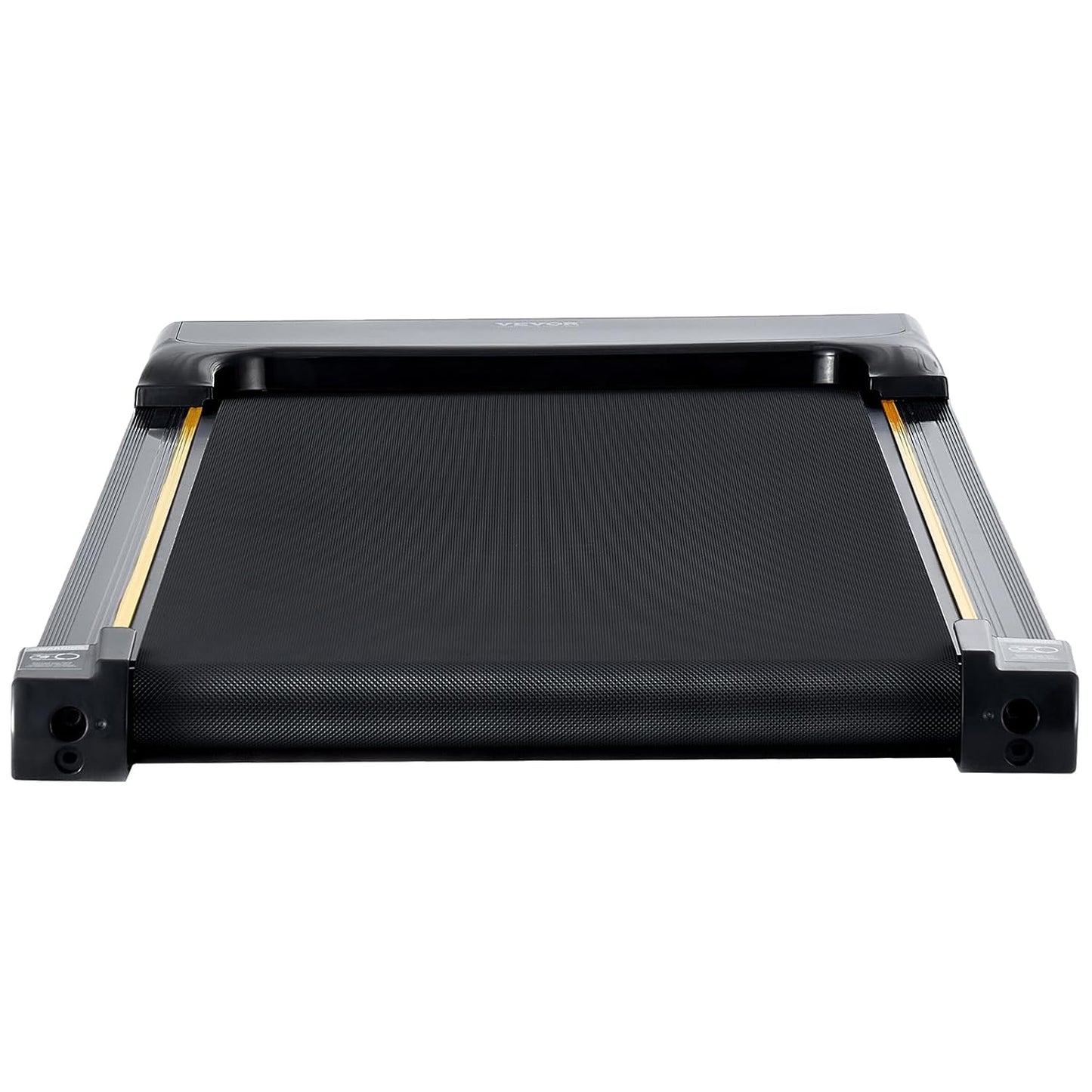 VEVOR Walking Pad Under The Desk, Working Treadmill with 120kg Load Capacity, Portable Pad with 2.5 HP, Remote Control, LED Display, 1-6 km/h, Black - QUORE