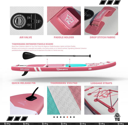 SUP Boards Stand Up Paddling Board, Opblaasbare Paddleboards Defender-Pro-collectie