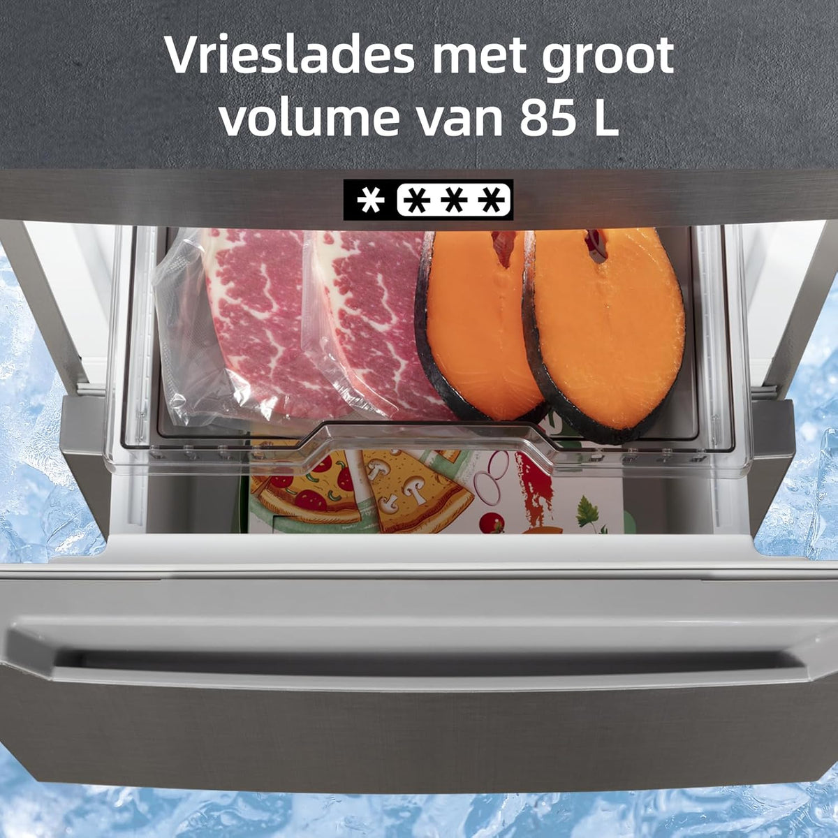 <font dir="auto" style="vertical-align: inherit;"><font dir="auto" style="vertical-align: inherit;">        CHiQ 282L Fridge-Freezer, 282L (197 + 85L), Frost Protection, Dual Inverter System, No Frost, Multi-Airflow, Intelligent Touch, Electronic Compress