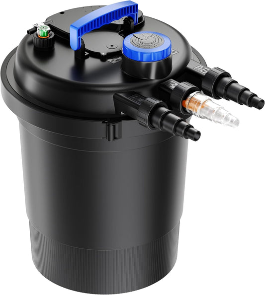 Wiltec CPF-250 Drukvijverfilter met ingebouwde UVC-eenheid 11W voor vijvers tot 10000 liter