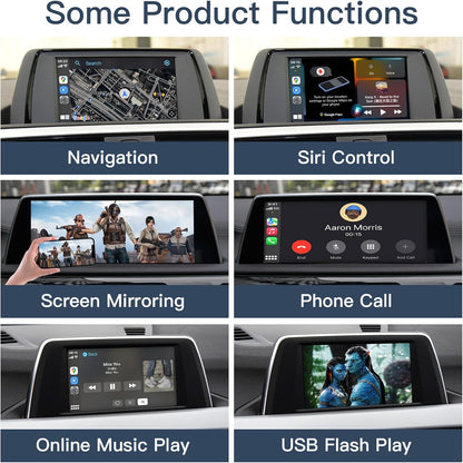 Draadloze CarPlay Android Auto Module – Smartphone Interface – Auto Multimedia Adapter – Infotainmentsysteem Upgrade – Mirrorlink Ondersteuning – OEM Camera Compatibiliteit – Veilig Handsfree Rijden