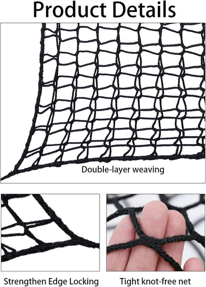 Dubbele Lagen Klimnet, Speeltuineveiligingsnet Voor Kinderen Buiten, Touwbrug Tree House Kits Voor Achtertuin, Loft Net, Klimt Vrachtnet, Polyester Zware Vrijetijds Vrijgesproken Anti-fall(Size:1x10m)