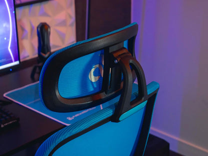 NEWSKILL Nue ergonomische gamingstoel, zwart, blauw