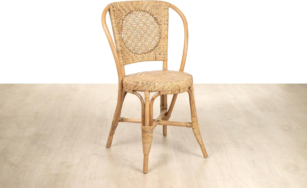 Natuurlijk donker rotan silla