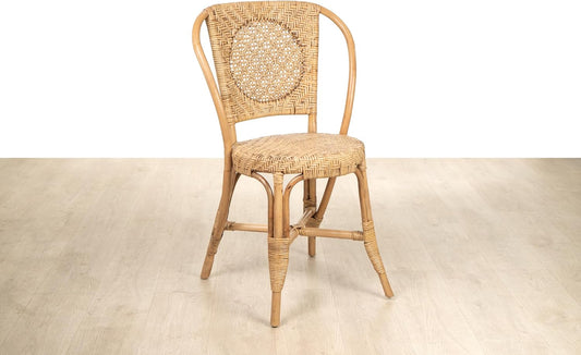 Natuurlijk donker rotan silla