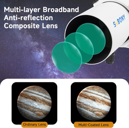 Guide Scope – Leidkijker – Mini Telescope – Autoguiding Lens – Achromatische Refractor – 50mm Lensdiameter – Dubbele Spiraalvormige Focuser