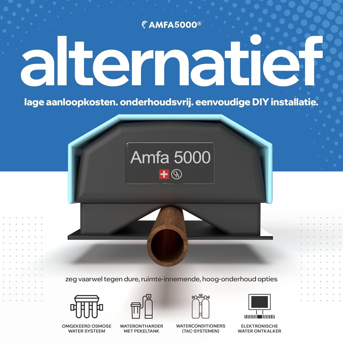 Magnetische Waterontharder Alternatief – Waterontharder Systeem – Waterontkalker Alternatief – Antikalksysteem – Waterontharder Magneet Alternatief – Zonder Zout En Chemicaliën – Installatie In 5 Minuten