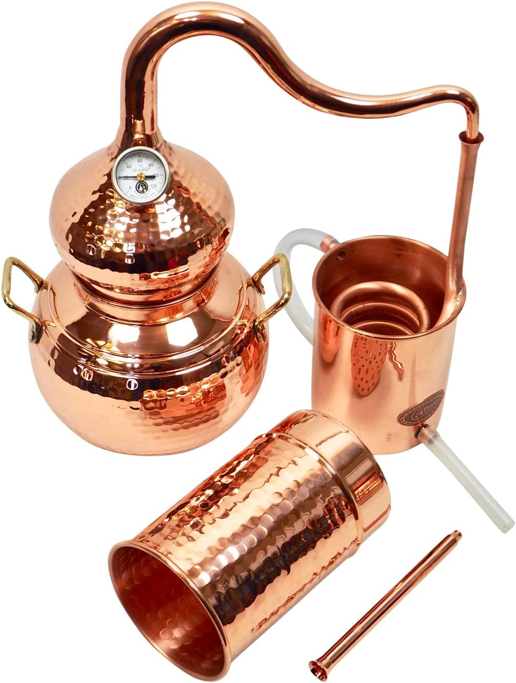 CopperGarden Distilling Kettle Essence Plus - 2 liter Column - Worry-free set - QUORE