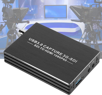Video Capture Card, 1080P Video Capture Card SDI Naar HD Multimedia USB3.0 USB2.0 Port Capture Card Converter met Lange Levensduur voor Home Video