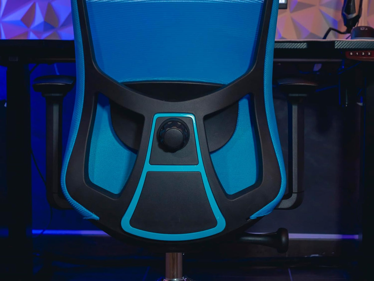 NEWSKILL Nue ergonomische gamingstoel, zwart, blauw