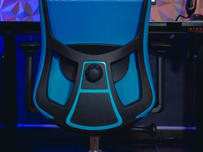 NEWSKILL Nue ergonomische gamingstoel, zwart, blauw