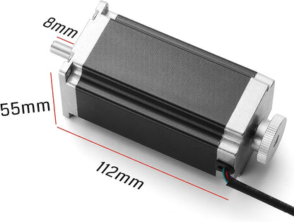 Genmitsu DM542 Driver CNC-besturingscontrollerbox met 4 STUKS Nema 23 112 mm stappenmotoren, upgradekit voor Genmitsu PROVerXL 4030 V1 CNC-routerfreesgraveermachine