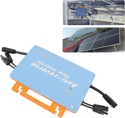 Micro-omvormer op zonne-energie, 800 W, kleurbehuizing, MPPT-bediening, omgekeerde stroom, geen aparte bodem nodig, hoge efficiëntie (230 V EU-stekker)