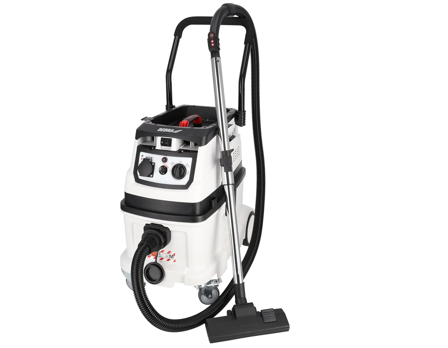 DEDRA Bouwstofzuiger met automatische filterreinigingsfunctie DED6609, zelfreinigend filtersysteem, met filterklasse M, instelling van het zuigvermogen, tankinhoud: 40 l
