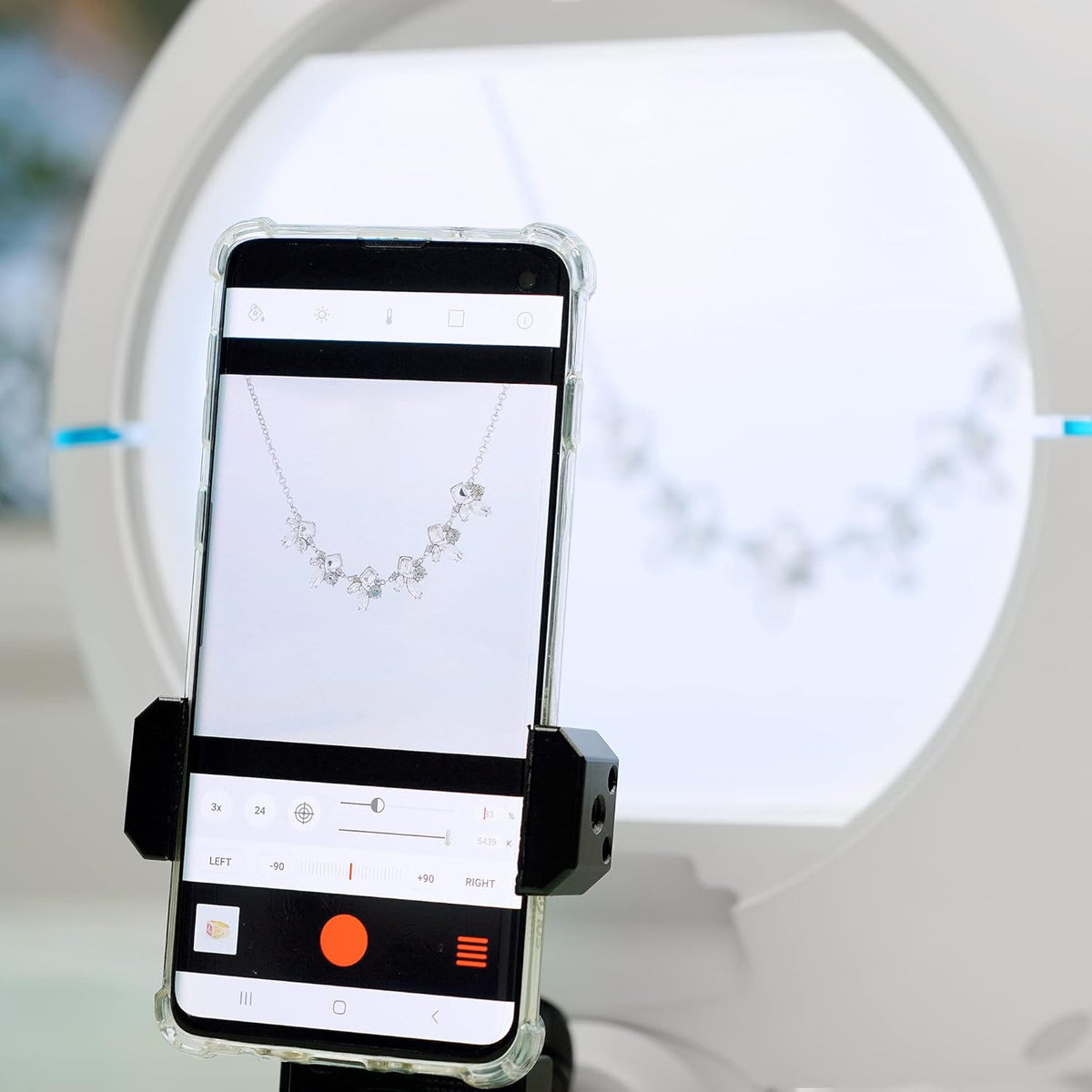 Foldio360 Smart Dome + montageset | All-in-One Smart Photo Studio 360° Lightning Dome met geïntegreerd ledlicht