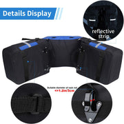 3-in-1 Fietstas - Fietstassen - Dubbele Fietstas - Multifunctioneel Bagagedragertas - Scheurvast - Grote Bagagetassen - met Regenhoes - 70L - Nylon - Blauw