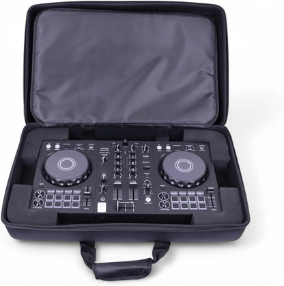 DJ-controller tas – Draagtas – Hardcase – Beschermtas – Koffer – Zwart – 60 x 38 x 17 cm – Met vakken voor laptop en accessoires – Waterbestendige polyester buitenkant