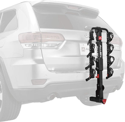 Allen Sports Premier Locking Quick Release 4-Bike Carrier voor 2 inch trekhaak, zwart