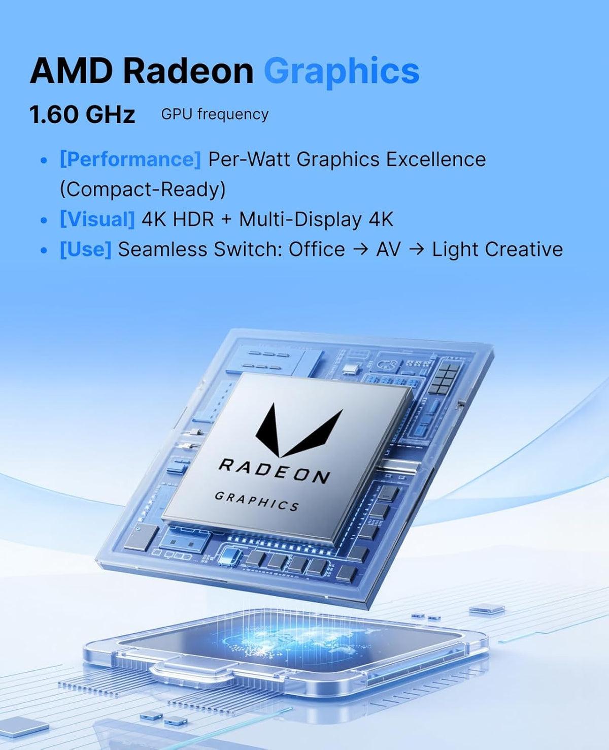 NiPoGi E3B Mini PC W-11 PRO AΜD Ryzen Embedded V2748 (8C/16T, MAX 4,3 GHz) 16GB DDR4 512GB M.2 2280 SSD, Triple 4K UHD (Type-C + HDMI 2.0 + DP1.4) / WiFi 6 / BT5.2 Mini Computer Bureau Multimedia