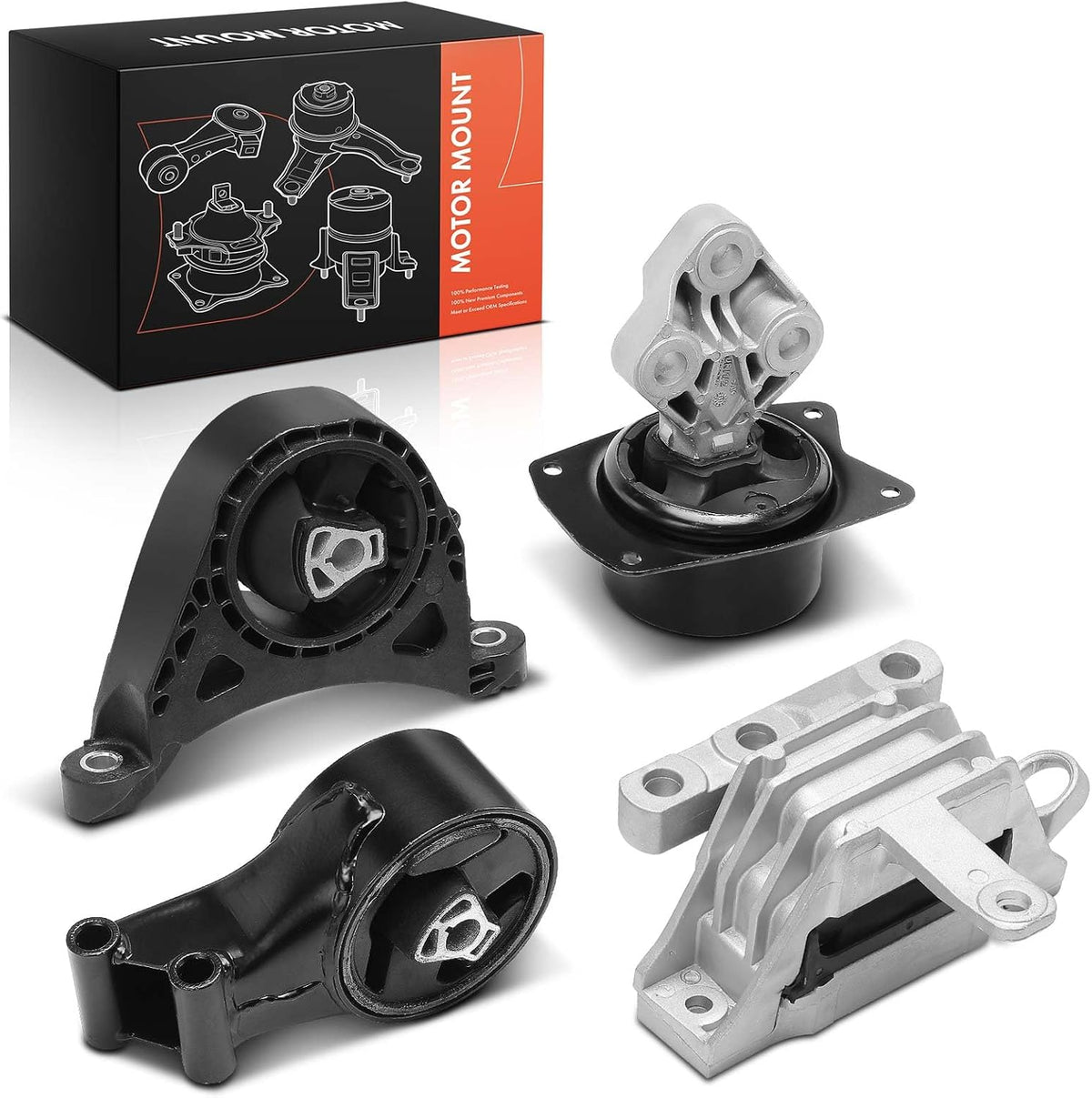 Frankberg 2 x motorlagers + 2 x versnellingsbak compatibel met Insignia A G09 2.0L 2008-2017 Insignia A Sports Tourer G09 2.0L 2008-2017 Vervanging # 13228303