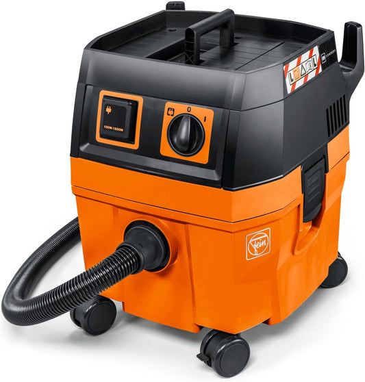 FEIN Dustex 25 L, Industriële Stofzuiger 25L Nat & Droog, Stofklasse L, Professionele Stofzuiger voor Bouwplaats en Werkplaats