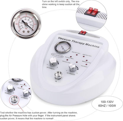 Meifuly Vacuüm cupping therapiesets met 30 kopjes en 3 pompen, verstelbare zuig- en 6 modi vacuümtherapiemachines