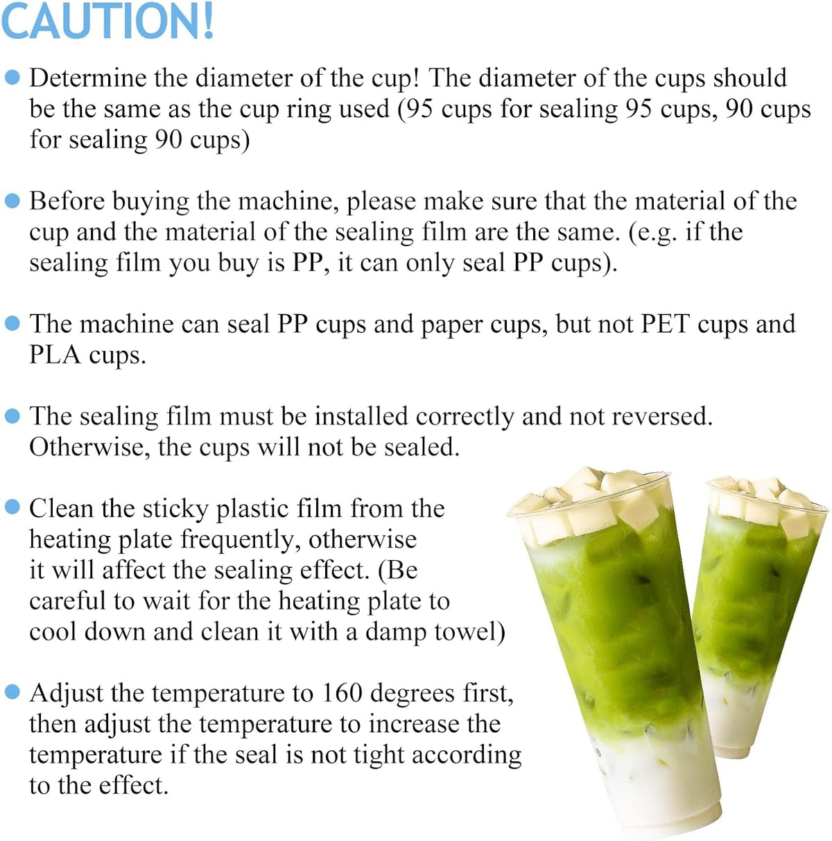 YJINGRUI Afdichtingsmachine Bubble Tea melkthee verzegelingsmachine beker verzegelingsmachine cup sealing machine voor 90/95 mm diameter beker 220V