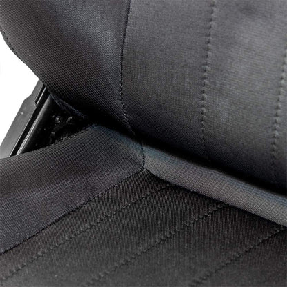 AutoStyle Sportstoel 'Retro' - Zwart - Dubbelzijdig verstelbare rugleuning - incl. sledes