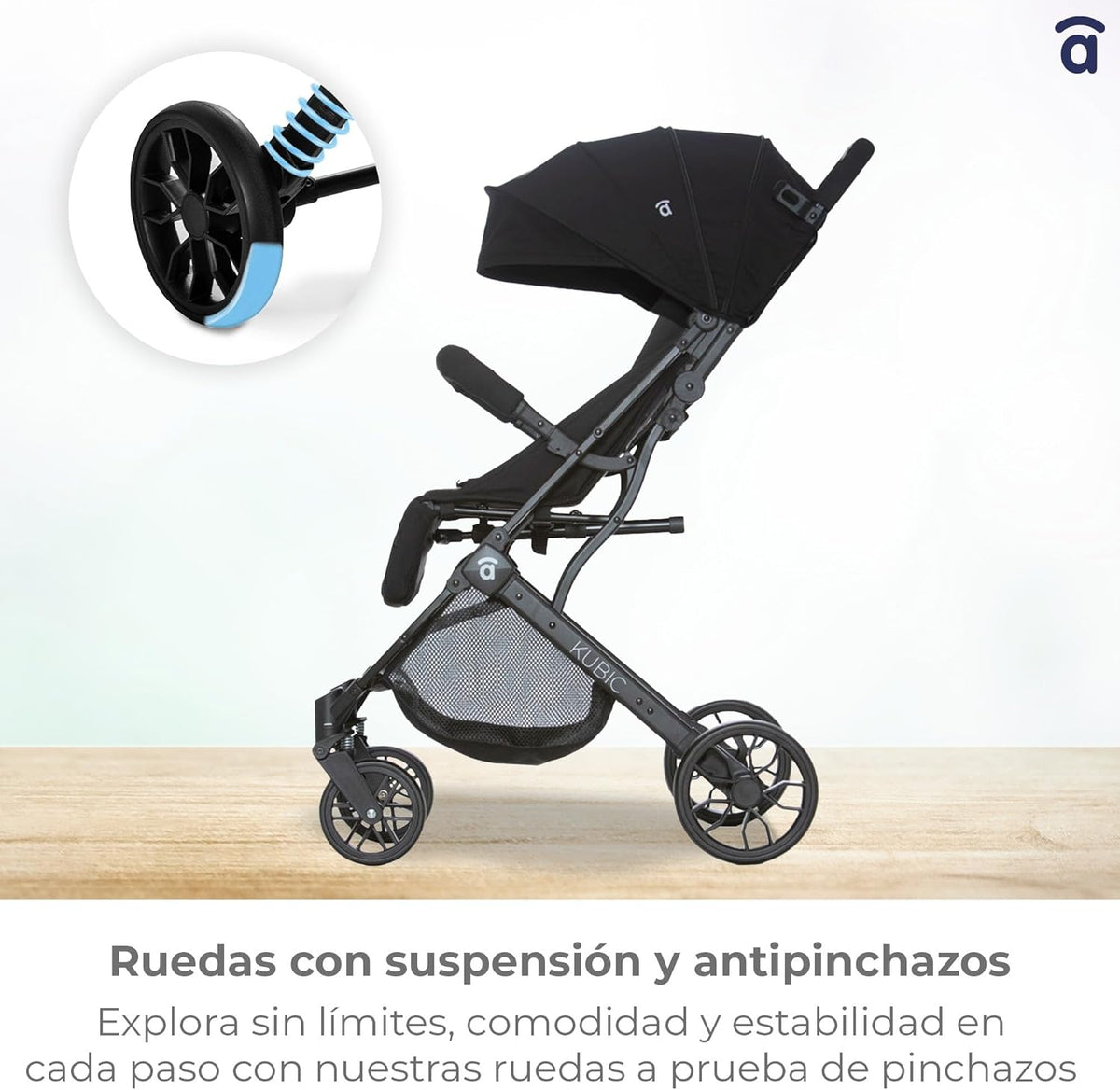 Kinderwagen KUBIC 2 Zwart