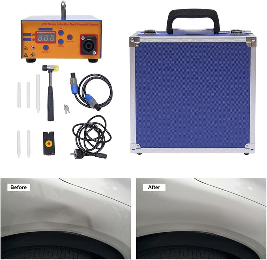 Induction Heater, Car Dents, Repair Kit, Electromagnetic Portable Dent Lifter Endurance Tools, Induction Heater, Induction, Paint-Free Heating with Digital Screen, - QUORE