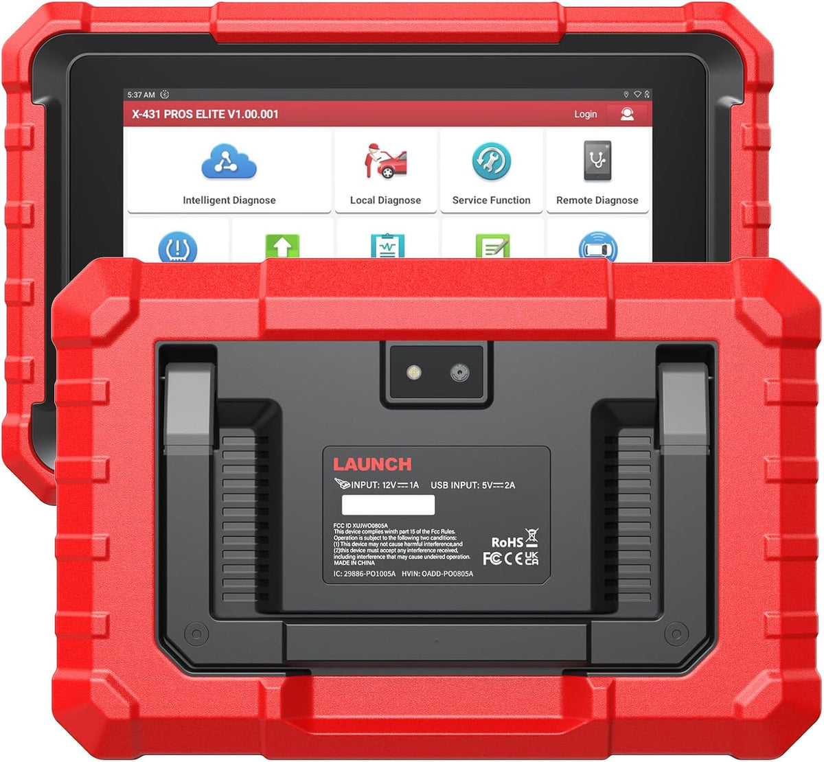 Autodiagnose Scanner – OBD2 Scanner – Foutcode Lezer – Diagnose Tool – All-systeem Scanner – Bi-directionele Communicatie – 38+ Servicefuncties & ECU Online Codering