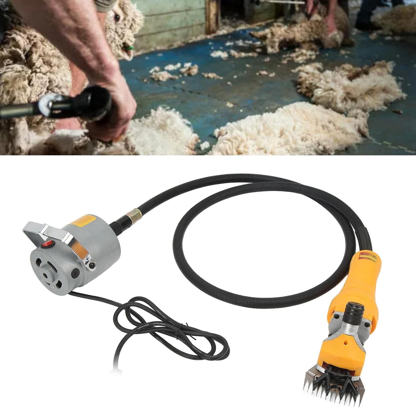 1000W High Power 13 Tand 2400RPM Elektrische Schapen Clipper Boerderij Vee Scheren Grooming Machine Kit Schapen Scharen Cutter