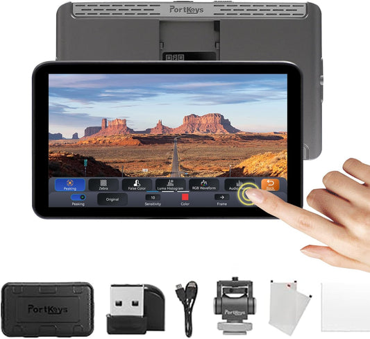 Camera-Veldmonitor – Videomonitor – Cameramonitor – DSLR-Monitor – 7 Inch Touchscreen – 1000 Nit Helderheid