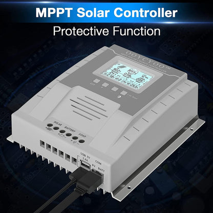 MPPT EPSolar laadregelaar laadregelaar 60A automatische herkenning 12V/24V PV 100V 1500W
