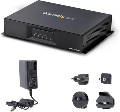 StarTech.com 2x2 HDMI Video Wall Controller - 4K 60Hz HDMI 2.0 Video-ingang naar 4x 1080p uitgang - Videomuur Processor voor Multi Screen Display - Videomuur Splitter - RS232/Ethernet Control